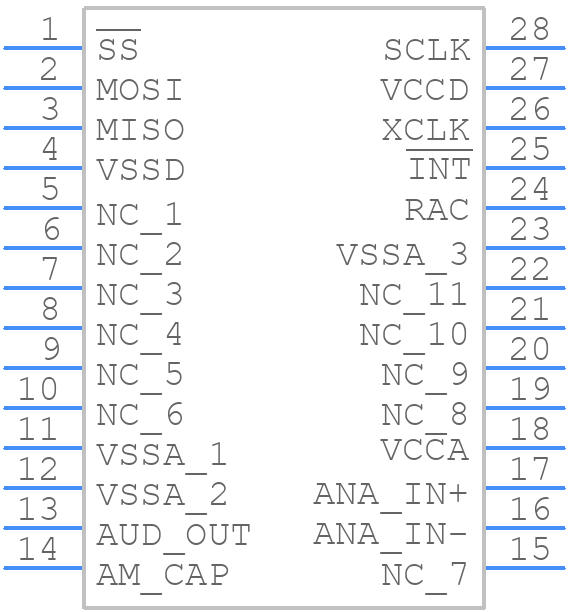 ISD4003-06MSYD - Nuvoton - PCB symbol