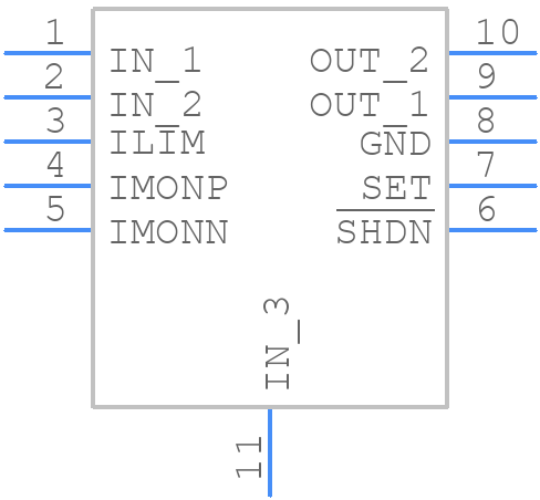 LT3090HDD#PBF - Analog Devices - PCB symbol