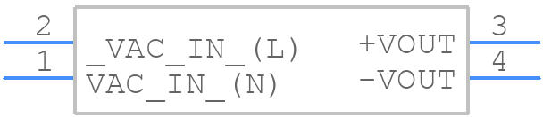 RAC20E-05SK/277 - RECOM Power - PCB symbol