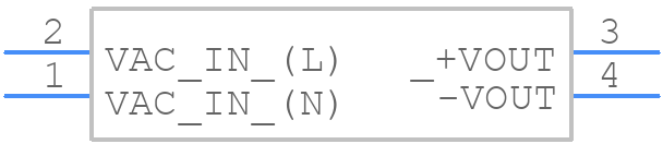 RAC20E-12SK/277 - RECOM Power - PCB symbol