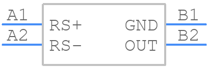 MAX44286HAZS+T - Analog Devices - PCB symbol