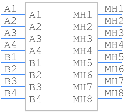 D4S21J-40MA5-B - Rosenberger - PCB symbol