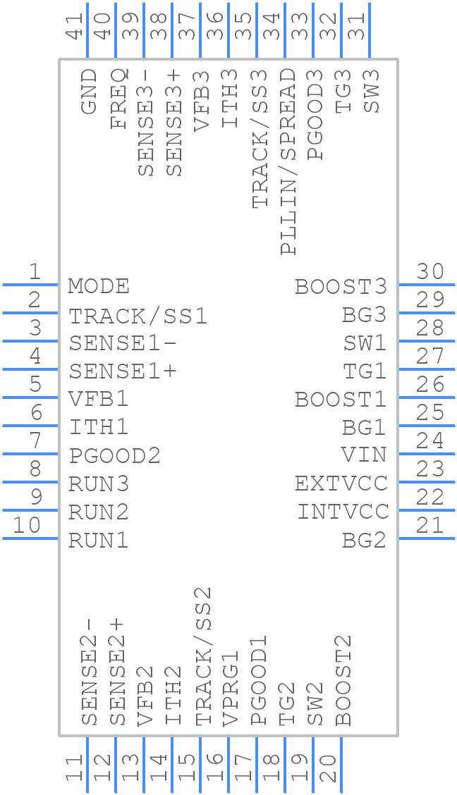 LTC7819RUJ#TRPBF - Analog Devices - PCB symbol