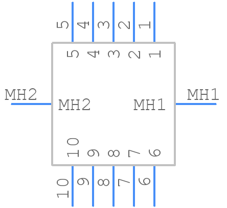 221T10F22 - Nicomatic - PCB symbol