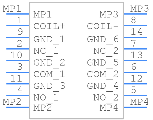 G6K-2F-RF-TR03DC3 - OMRON Electronics - PCB symbol