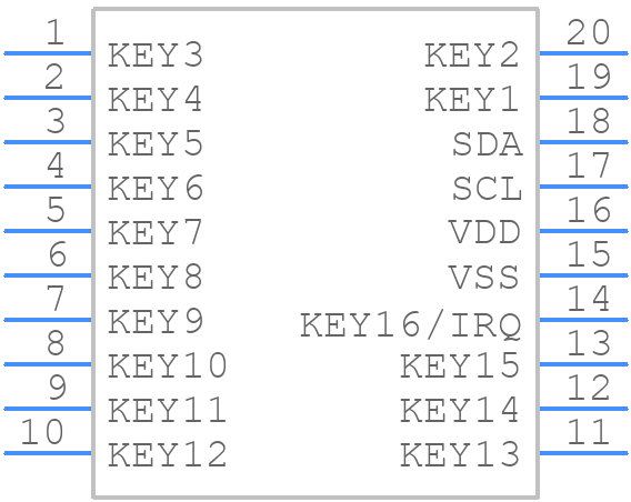 BS8116A-3 - Holtek - PCB symbol