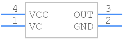 TG2520SMN 50.0000M-ACGNDMB - Epson Timing - PCB symbol