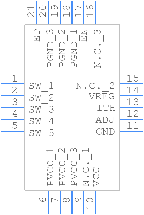 BD9141MUV - ROHM Semiconductor - PCB symbol