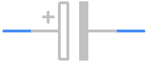 HHXC350ARA151MJA0G - Chemi-Con - PCB symbol