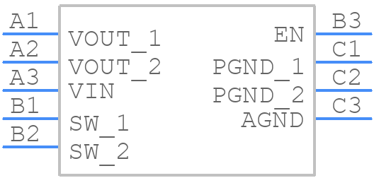 PCA9412AUK - NXP - PCB symbol