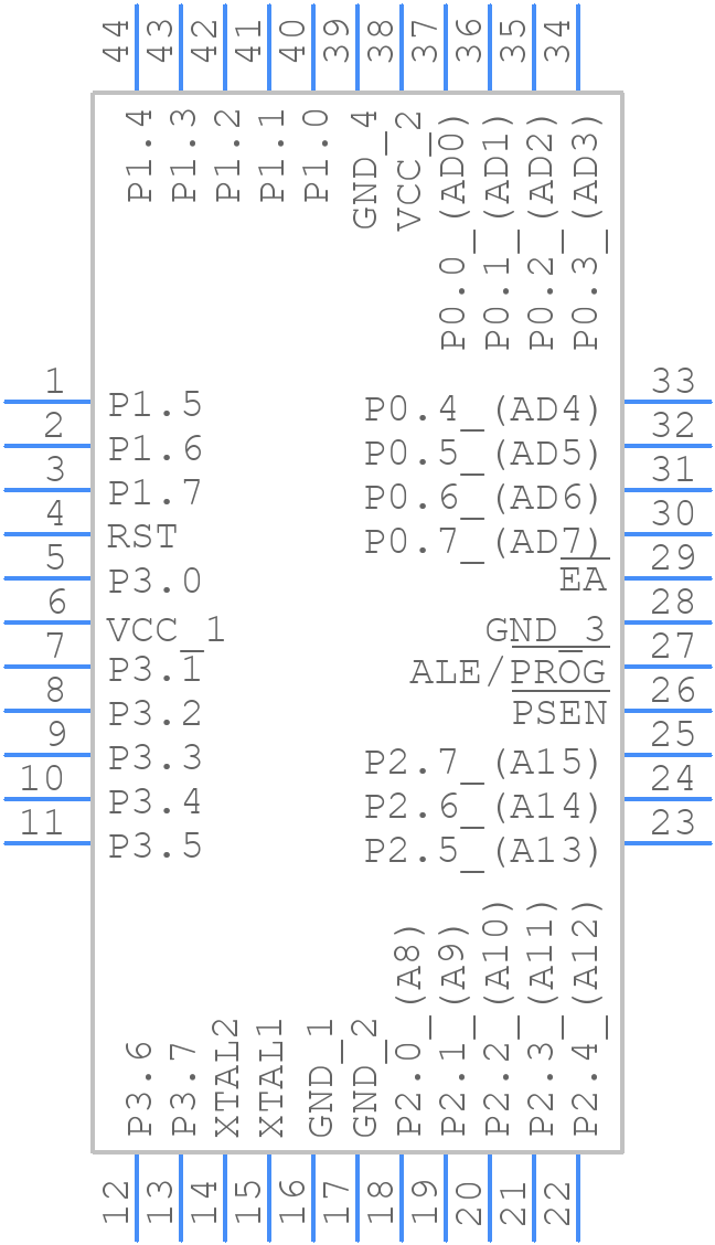 DS89C450-ENL+ - Analog Devices - PCB symbol