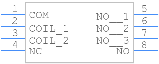 HF170F/12-2H1D - Hongfa - PCB symbol