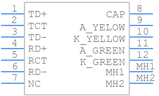 SI-60062-F - Bel - PCB symbol