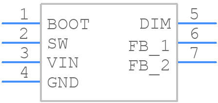 TPS92200D2RXLR - Texas Instruments - PCB symbol