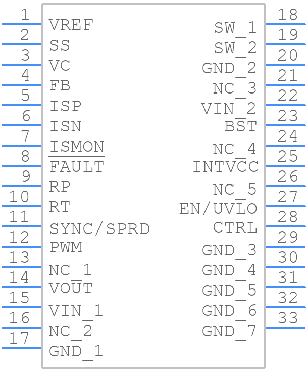 LT3935RV#PBF - Analog Devices - PCB symbol