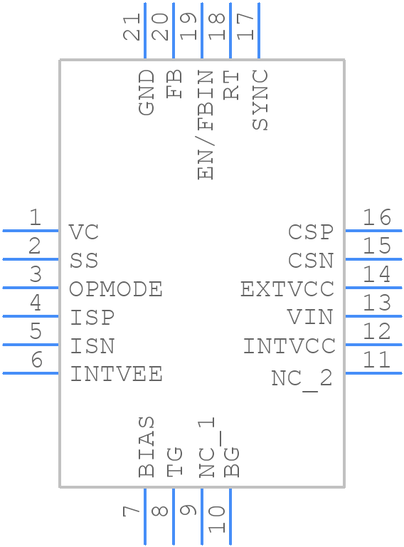 LT8711IUDC#PBF - Analog Devices - PCB symbol