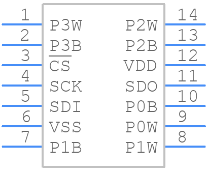 MCP4362-103E/ST - Microchip - PCB symbol