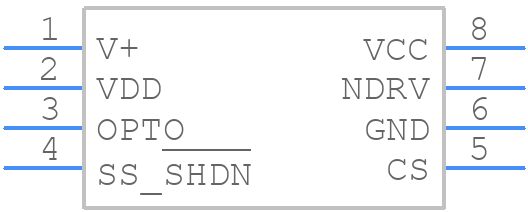 MAX5015ESA+T - Analog Devices - PCB symbol