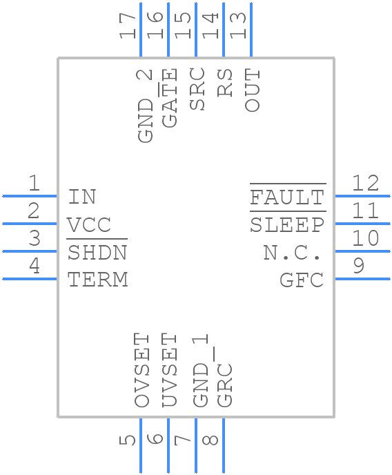 MAX16141AAF+ - Analog Devices - PCB symbol