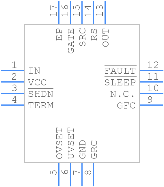 MAX16141ADF/V+T - Analog Devices - PCB symbol