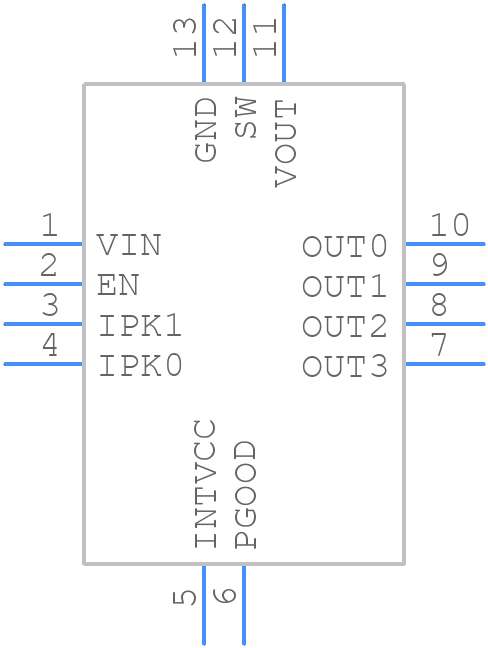 LTC3336EV#TRPBF - Analog Devices - PCB symbol