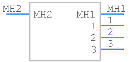 FP1F-4M-Z - Nidec Copal - PCB symbol