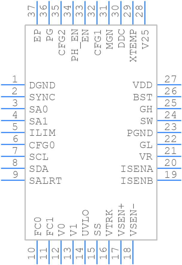 ZL2008EVAL1Z - Renesas Electronics - PCB symbol