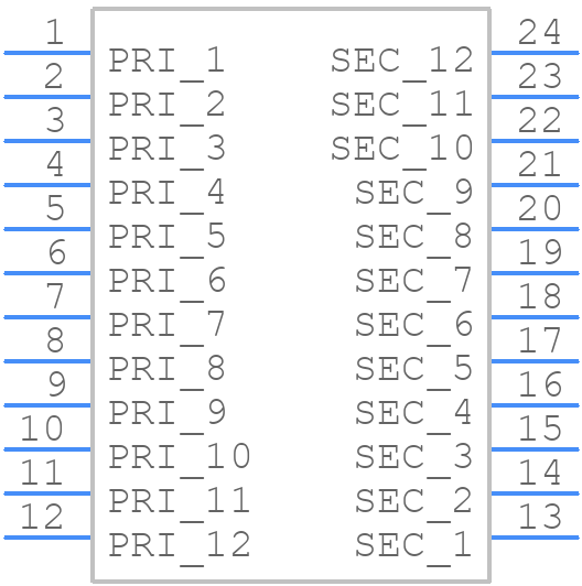 TG110-RP06NJRL - Halo Electronics - PCB symbol