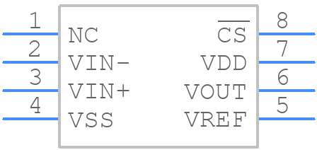 MCP6023-I/ST - Microchip - PCB symbol