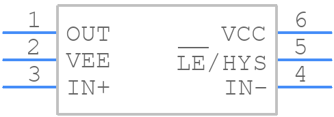 TLV3603DCKT - Texas Instruments - PCB symbol