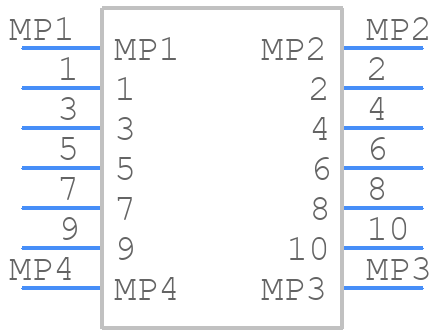 525591052 - Molex - PCB symbol