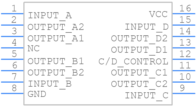 MC34C87P - Motorola - PCB symbol