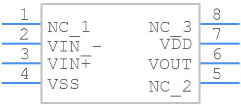 MCP6031-E/SN - Microchip - PCB symbol