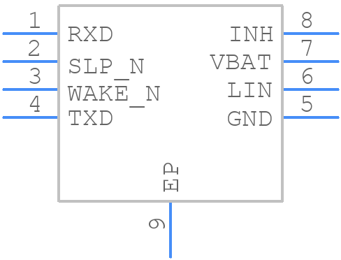 TJA1021TK/10 - NXP - PCB symbol