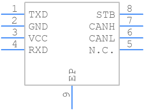 TJA1462BTK - NXP - PCB symbol