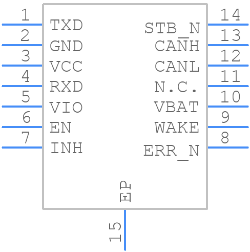 TJA1463ATK - NXP - PCB symbol