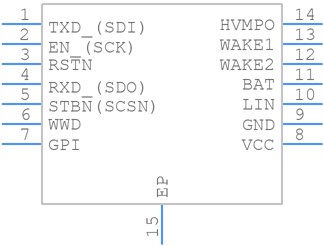 TJA1128B - NXP - PCB symbol