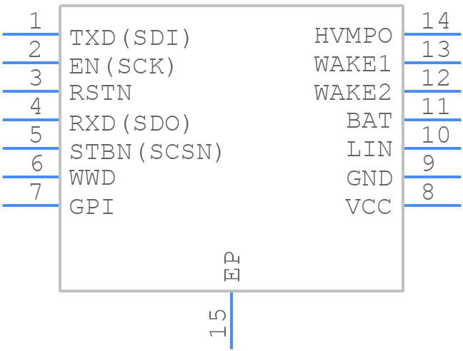 TJA1128H - NXP - PCB symbol
