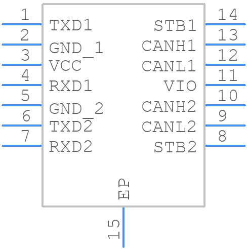 TJA1448CTK - NXP - PCB symbol