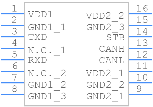 TJA1052IT/1 - NXP - PCB symbol