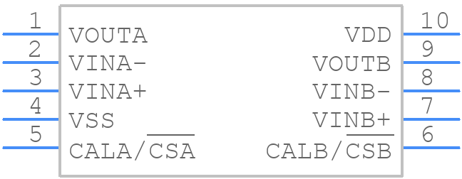 MCP625-E/UN - Microchip - PCB symbol
