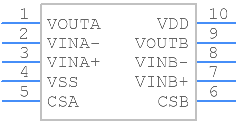 MCP635-E/UN - Microchip - PCB symbol