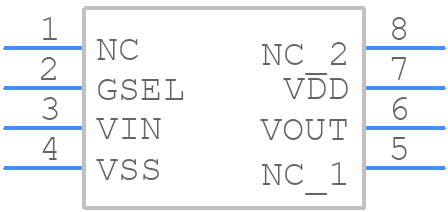 MCP6G01-E/SN - Microchip - PCB symbol