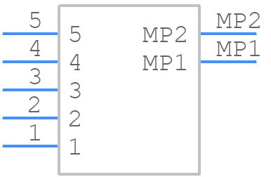 53398-0571-TR250 - Molex - PCB symbol