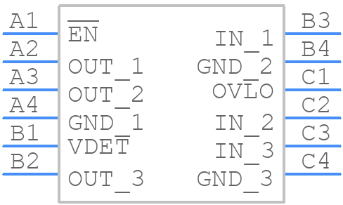 KTS1662EUW-TR - Kinetic Technologies - PCB symbol
