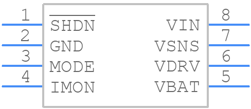 MCP73827-4.1VUA - Microchip - PCB symbol