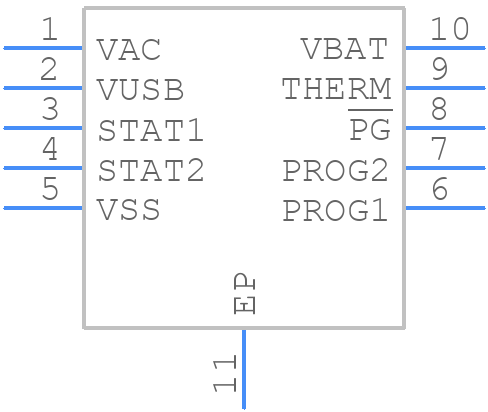 MCP73837T-FJI/MF - Microchip - PCB symbol