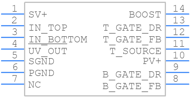 LT1160IS#PBF - Analog Devices - PCB symbol