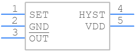 MCP9509HT-E/OT - Microchip - PCB symbol