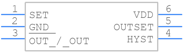 MCP9510HT-E/CH - Microchip - PCB symbol